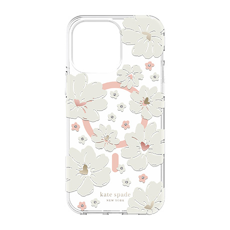 Kate Spade hardshell case with MagSafe (Classic Peony) for iPhone 14 Pro Max