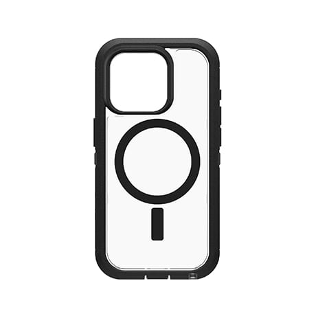 OtterBox Defender XT case (clear/black) for iPhone 15 Pro