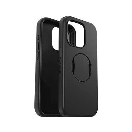 Image 3 of OtterBox OtterGrip Symmetry case (black) for iPhone 15 Pro