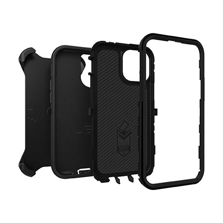 Image 1 of OtterBox Defender case (black) for iPhone 13 mini