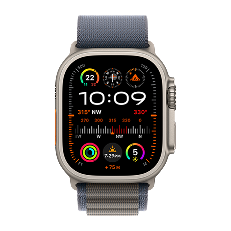 View image 1 of Apple Watch Ultra 2 - Titanium case