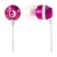 Casque d'�coute Ink'd, de SkullCandy (rose, 3,5 mm)