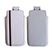 �tui de poche de luxe (blanc avec bande rouge)