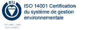 ISO 14001 Certification du système de gestion environnmentale