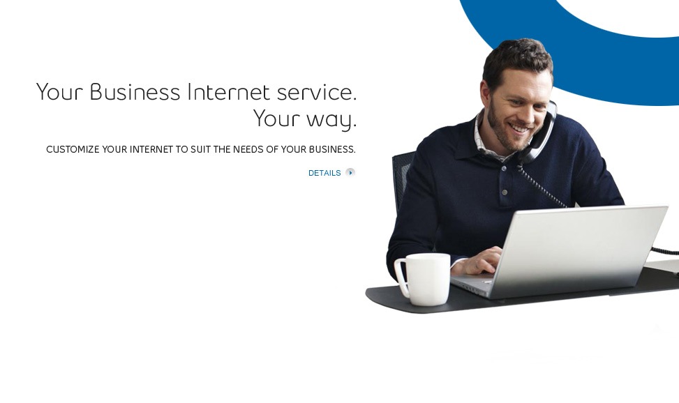 Your Business Internet service. Your way.