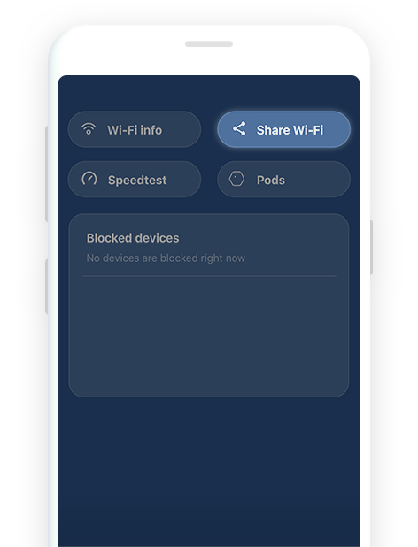 Share your Wi-Fi