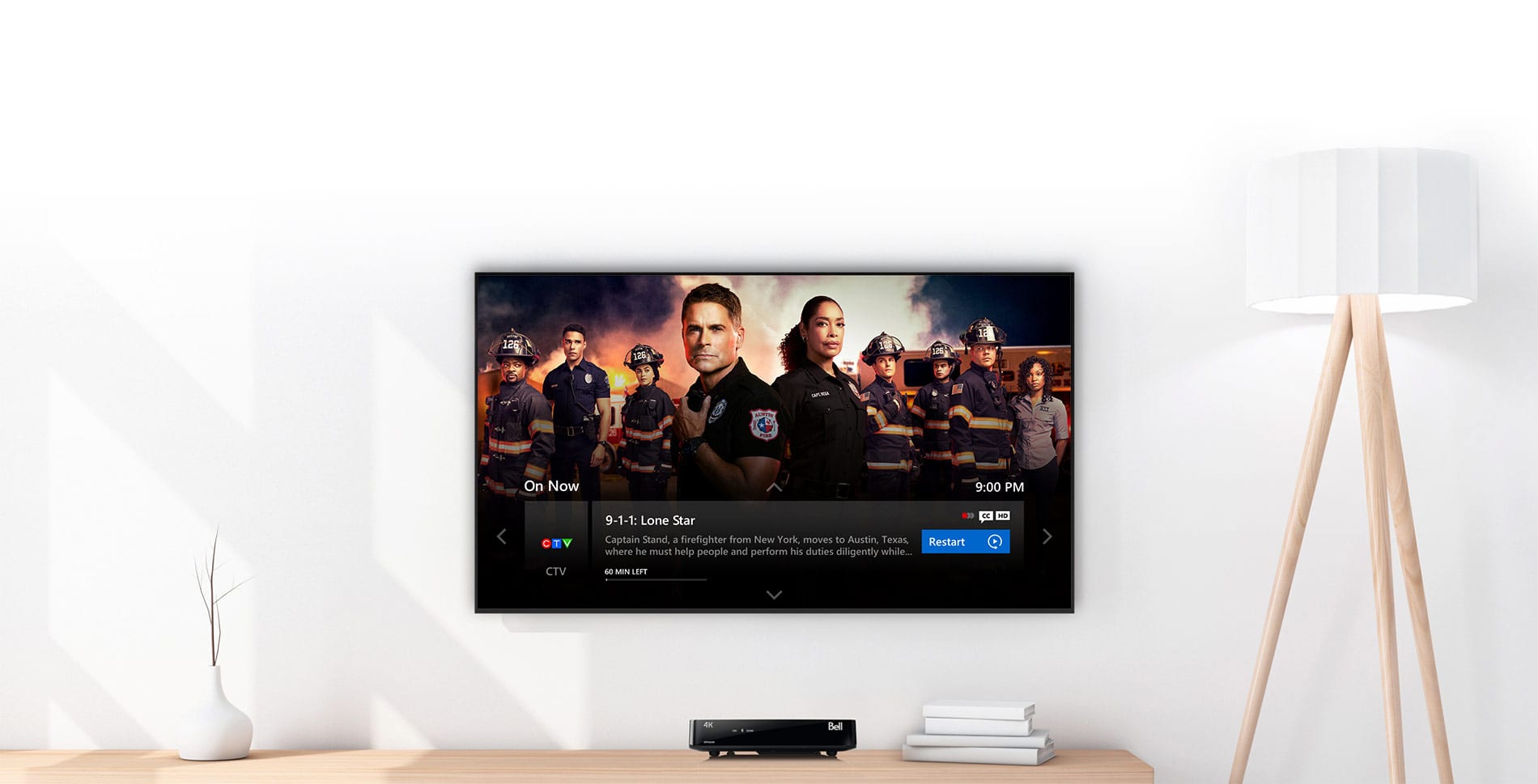 TV and receiver