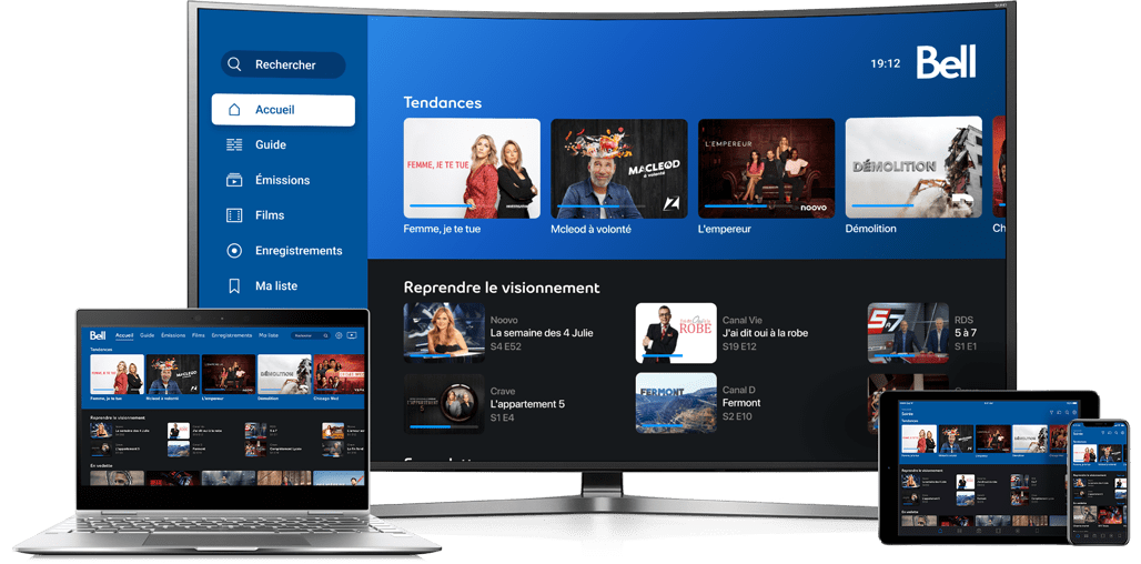 Appli Télé Fibe