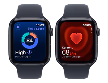 Get advanced health tracking – including your overnight sleep score.