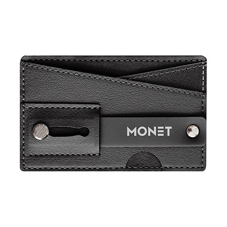Monet leather phone wallet (Black Night)