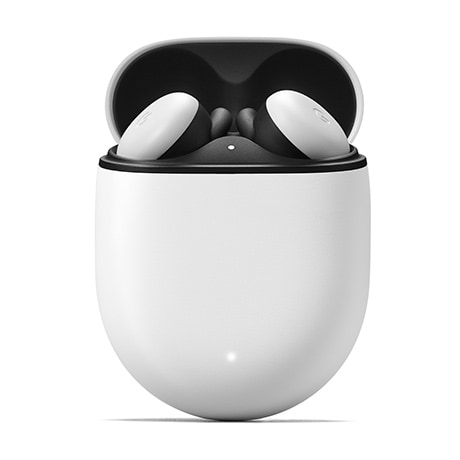 Pixel Buds with wireless charging case (white)