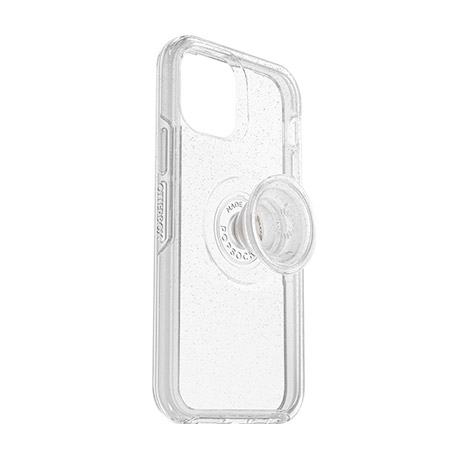 Image 2 of Otter + Pop Symmetry Clear case (stardust) for iPhone 12/12 Pro