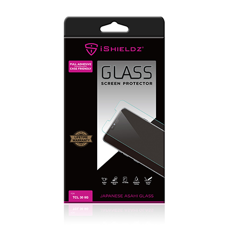Image 1 of PureGear HD antimicrobial tempered glass screen protector for TCL 30 5G