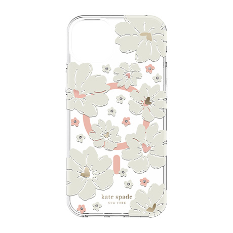 Kate Spade hardshell case with MagSafe - Classic Peony | iPhone 14 Plus |  Bell