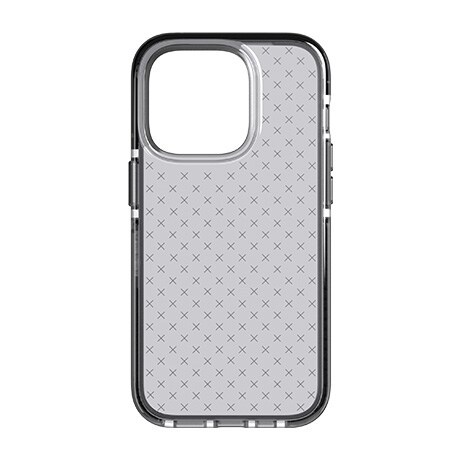 Image 1 of Tech21 Evo Check case (smokey black) for iPhone 14 Pro