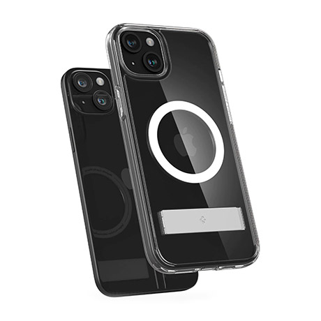 Image numéro 1 de Étui Spigen Slim Armor avec MagSafe (transparent) pour iPhone 15