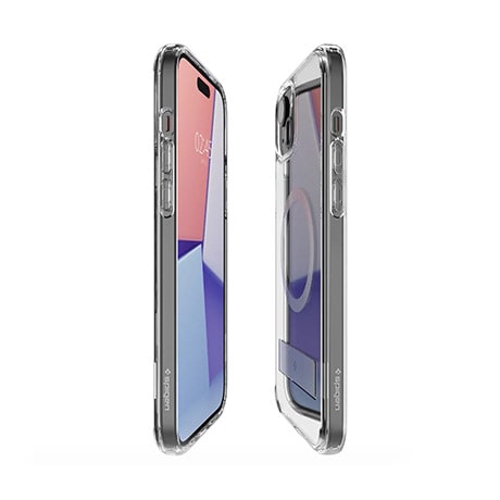 Image numéro 2 de Étui Spigen Slim Armor avec MagSafe (transparent) pour iPhone 15