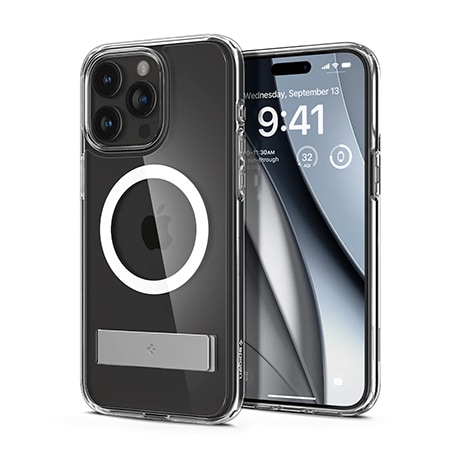 Image numéro 1 de Étui Spigen Slim Armor avec MagSafe (transparent) pour iPhone 15 Pro