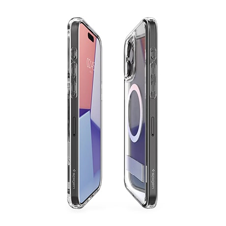 Image numéro 2 de Étui Spigen Slim Armor avec MagSafe (transparent) pour iPhone 15 Pro