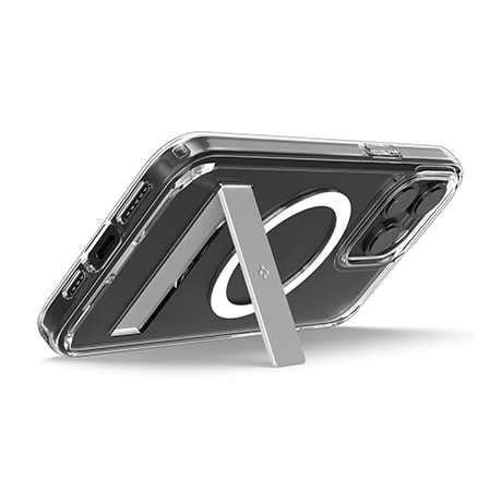 Image numéro 3 de Étui Spigen Slim Armor avec MagSafe (transparent) pour iPhone 15 Pro