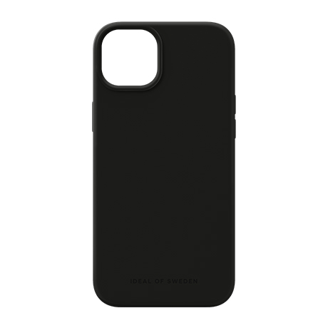 Étui en silicone iDeal of Sweden avec MagSafe (noir) pour iPhone 15 Plus