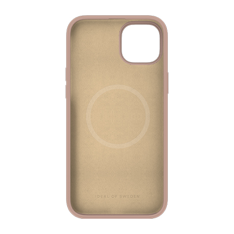 Image numéro 2 de Étui en silicone iDeal of Sweden avec MagSafe (rose pâle) pour iPhone 15 Plus