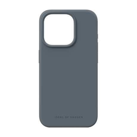 Image numéro 1 de Étui en silicone iDeal of Sweden avec MagSafe (bleu minuit) pour iPhone 15 Pro