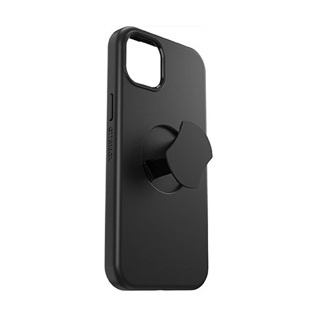 Image 2 of OtterBox OtterGrip Symmetry case (black) for iPhone 15 Plus