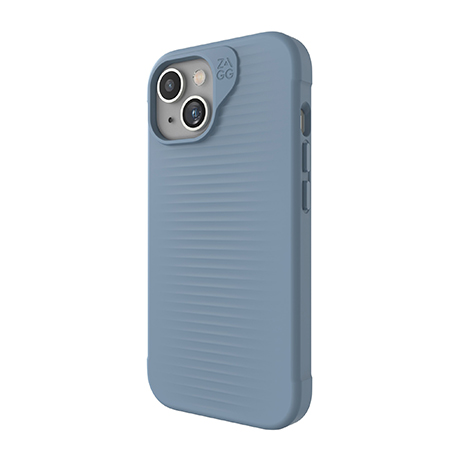 Étui ZAGG Luxe Snap (bleu) pour iPhone 15