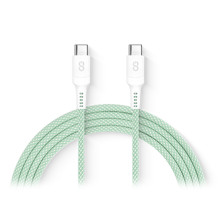 Image numéro 1 de Câble USB-C LOGiiX Vibrance Connect 100W (vert)