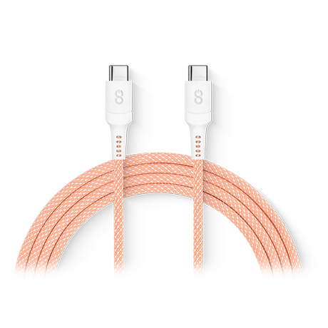 Image 1 of LOGiiX Vibrance Connect 100W USB-C cable (pink)