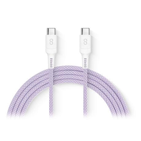 LOGiiX Vibrance Connect 100W USB-C cable (purple)