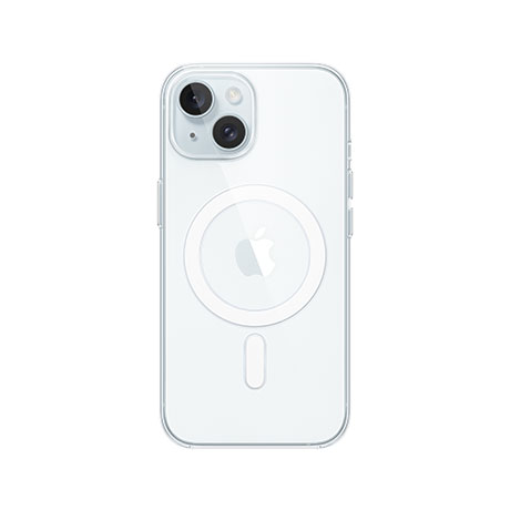 Image numéro 1 de Étui Apple MagSafe clair pour iPhone 15