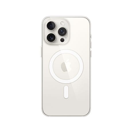 Image numéro 1 de Étui Apple MagSafe clair pour iPhone 15 Pro Max