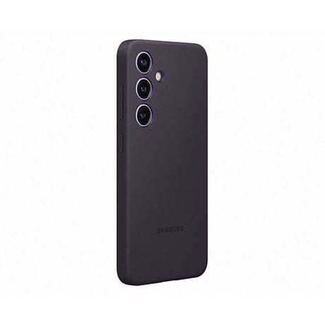 Image numéro 2 de Étui en silicone Samsung (violet foncé) pour Samsung Galaxy S24