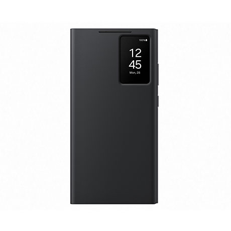 Étui Smart View de type portefeuille de Samsung (noir) pour Samsung Galaxy S24 Ultra