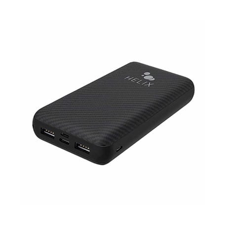 Image 2 of Helix TurboVolt+ 20,000 mAh power bank (black)