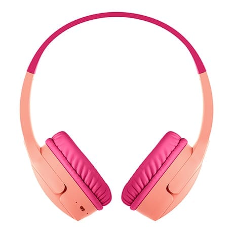 Belkin SoundForm Mini wired on-ear headphones for kids (pink)