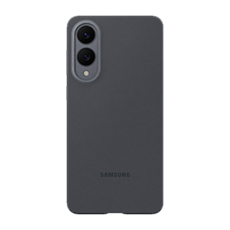 Image numéro 1 de Étui en silicone Samsung (noir) pour Samsung Galaxy S25 Edge