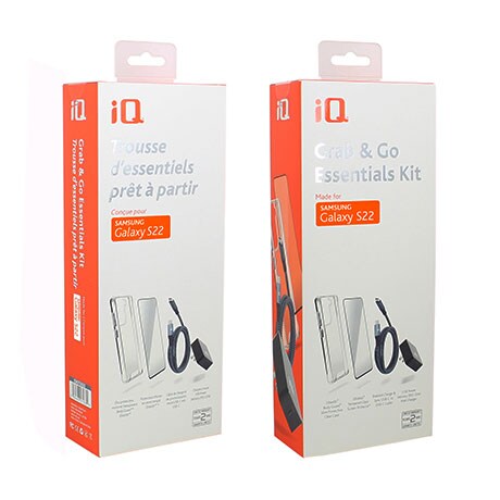Trousse d’accessoires essentiels Qi pour le Samsung Galaxy S22