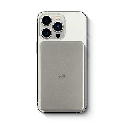 Image 2 of LOGiiX Piston Power 5000 Slim Mag power bank (titanium grey)