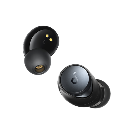 Image 2 of Soundcore Space A40 true wireless earbuds (black)
