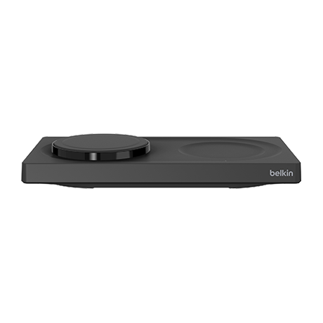 Tapis de recharge sans fil Belkin BoostCharge Pro 2-en-1 avec MagSafe (15 W, noir)