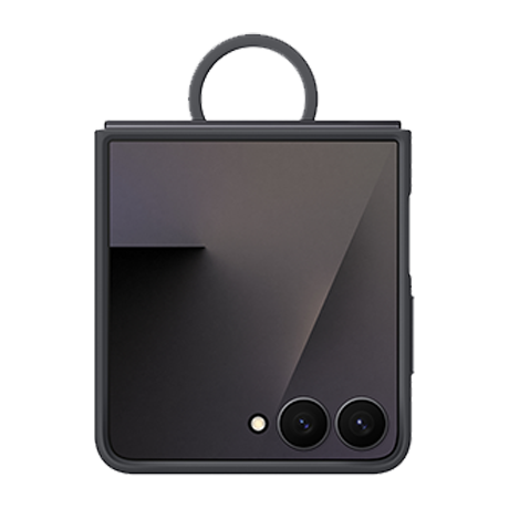 Étui en silicone de Samsung (noir) pour Samsung Galaxy Z Flip7