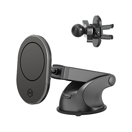 Mighty Mount Magsafe Magnetic Car Mount bundle (black)