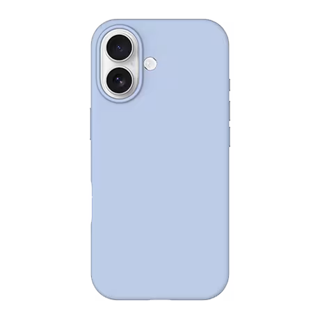 Blu Element Silicone MagSafe case (pastel blue) for iPhone 17