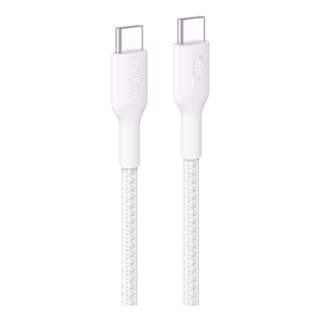 Image numéro 3 de Câble BoostCharge USB-C vers USB-C (1 m, blanc) – Belkin