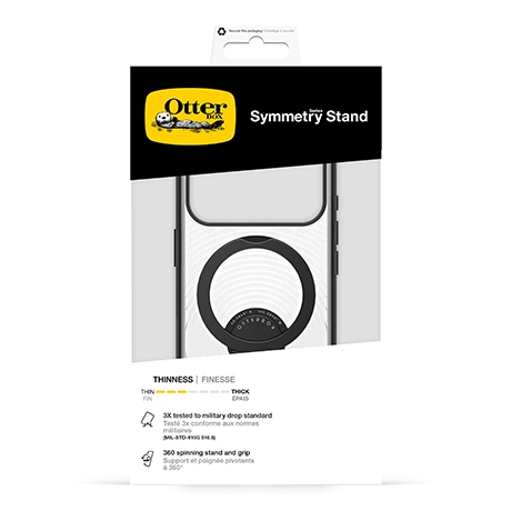 OtterBox Symmetry Stand case with MagSafe (black) for iPhone 18 Pro/17 Pro
