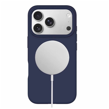 Image 3 of Blu Element Silicone MagSafe case (navy) for iPhone 18 Pro/17 Pro