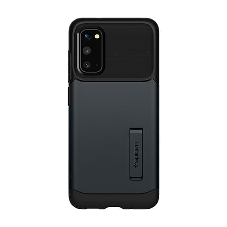 Étui Spigen Slim Armor (fini métallique) pour Samsung Galaxy S20 5G